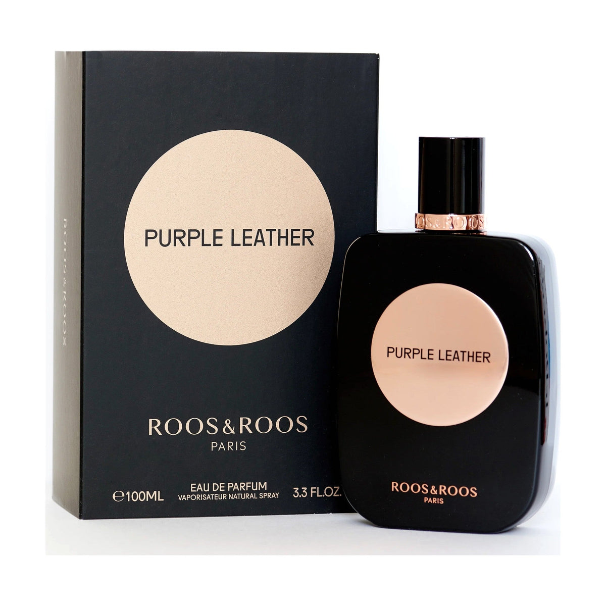 Roos & Roos Purple Leather flacon et boîte