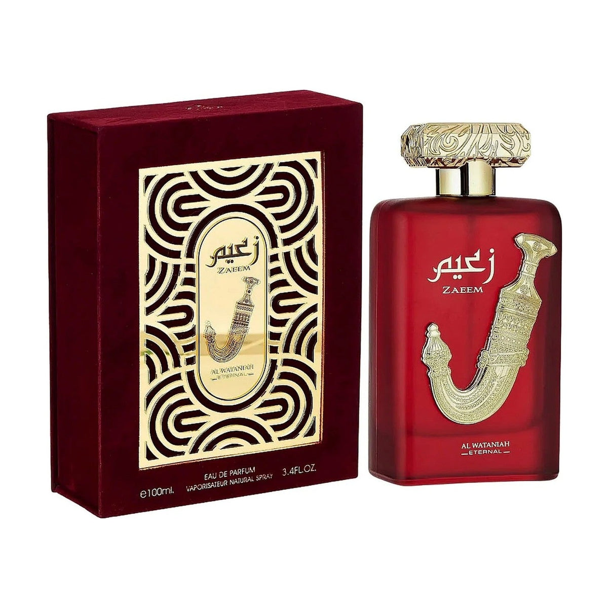 Al Wataniah Zaeem — flacon et boîte