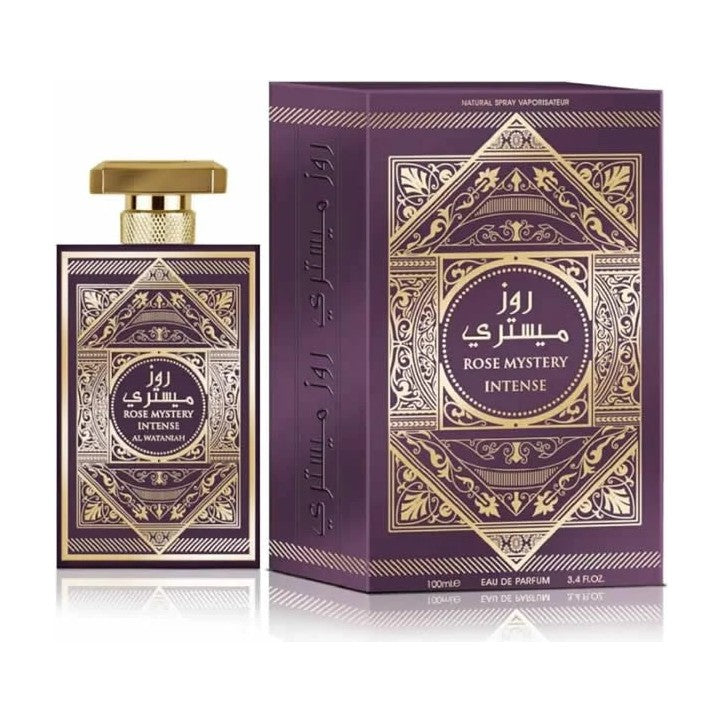 Al Wataniah Rose Mystery Intense — flacon et boîte
