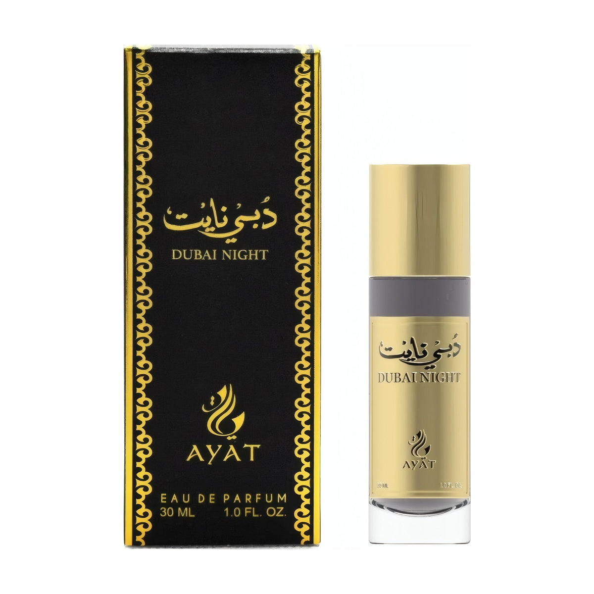 Ayat Dubai Night — flacon et boîte