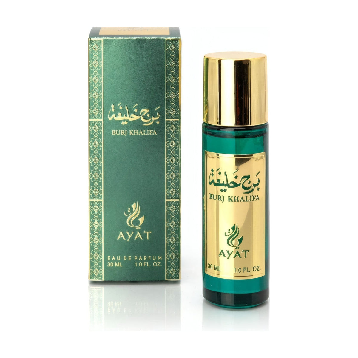 Ayat Burj Khalifa — flacon et boîte