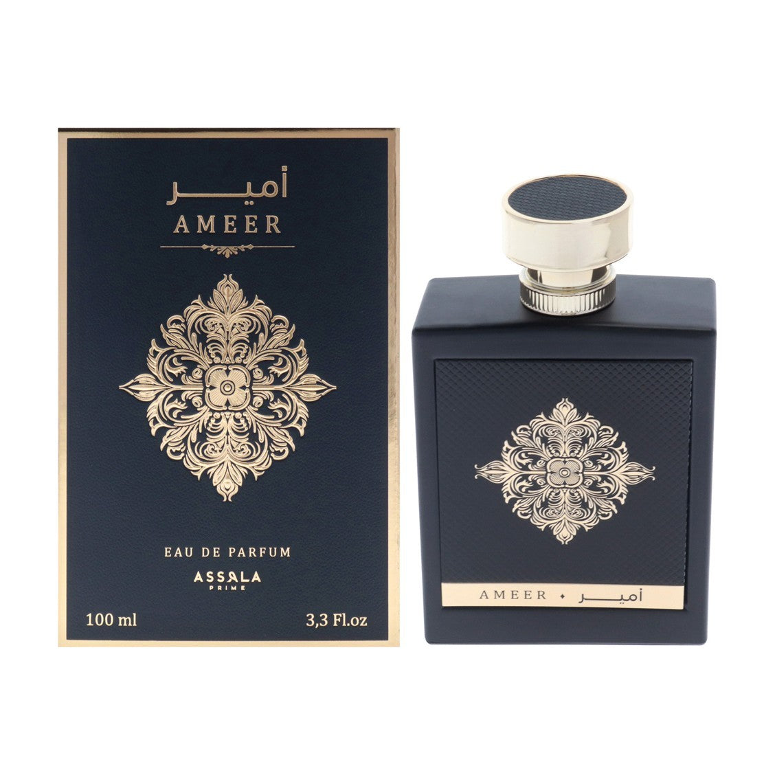 Assala Ameer, flacon et boite
