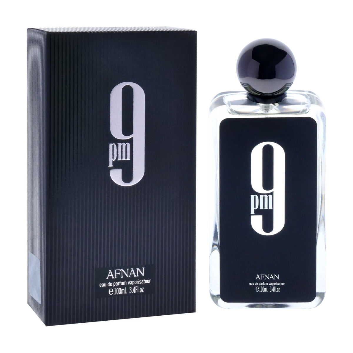 Afnan 9pm — Eau de Parfum 100 ml — flacon et boîte
