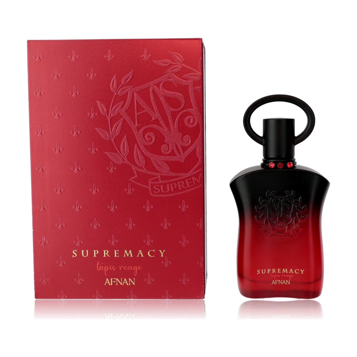 Afnan Supremacy Tapis Rouge — Eau de Parfum 100 ml — flacon et boîte