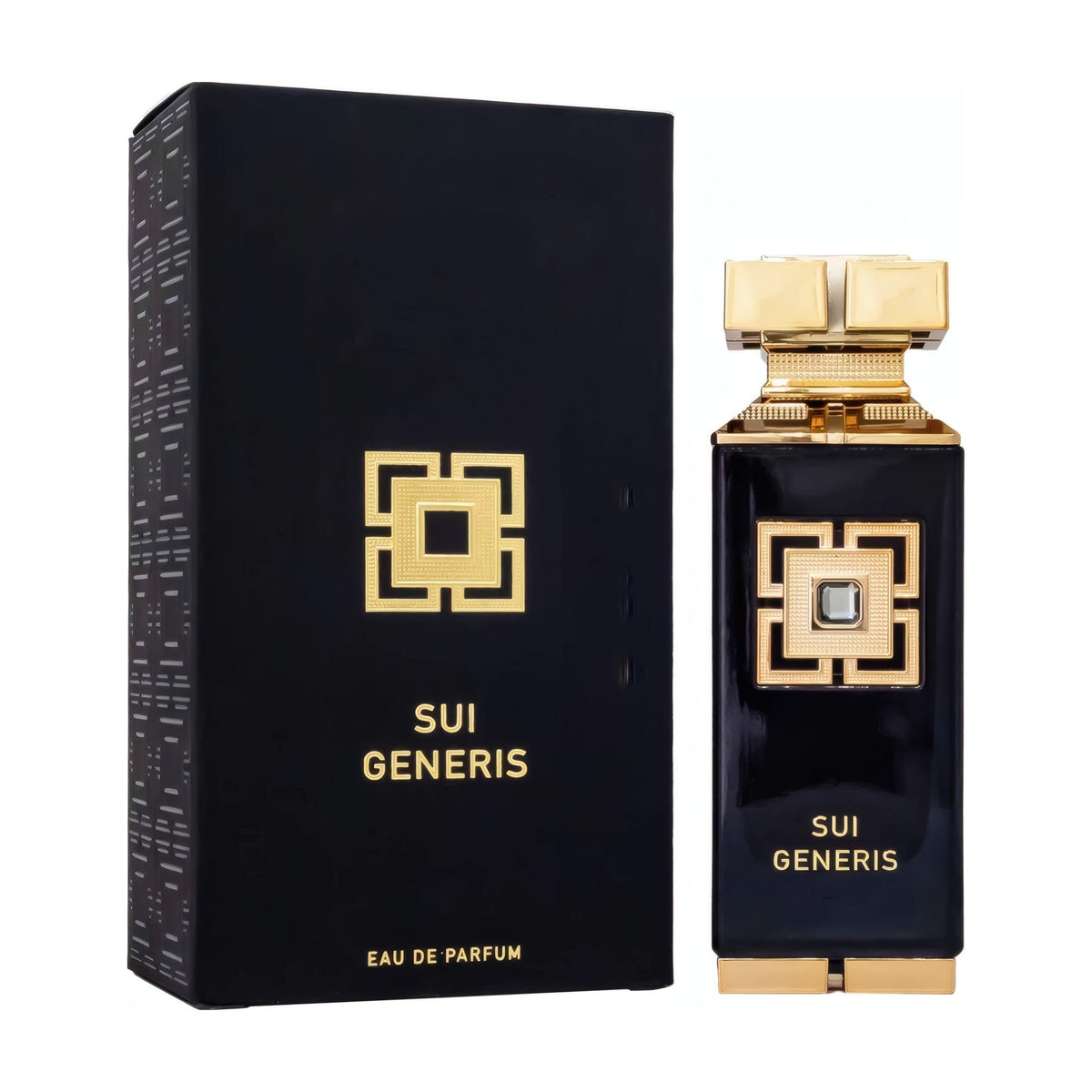 Fragrance World Sui Generis flacon et boîte