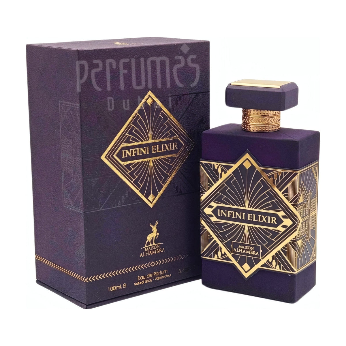 Maison Alhambra Infini Elixir flacon et boîte