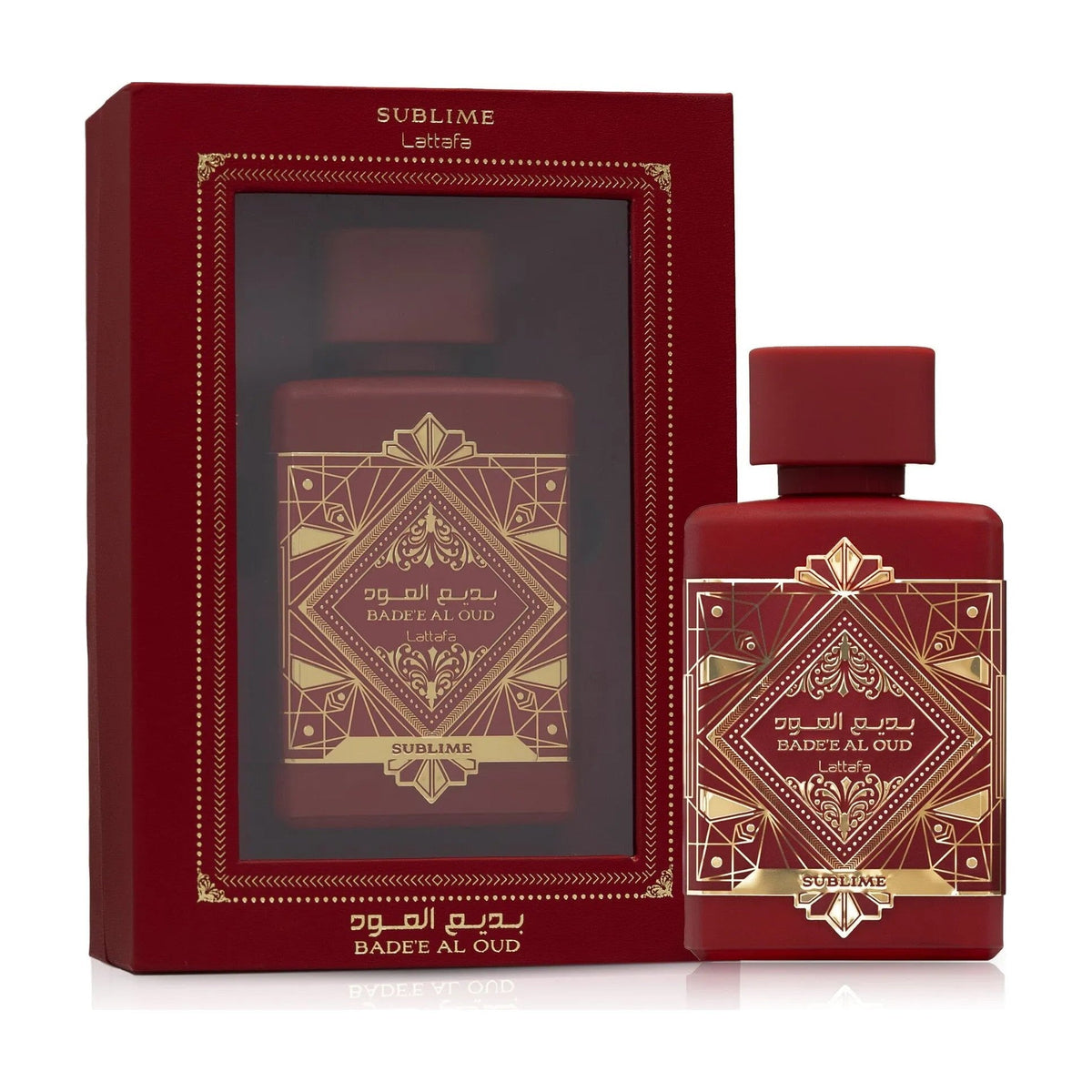 Lattafa Badee Al Oud Sublime flacon et boîte
