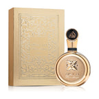 Lattafa Fakhar Gold flacon et boîte