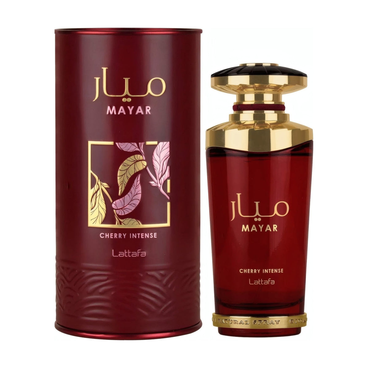 Lattafa Mayar Cherry Intense flacon et boîte