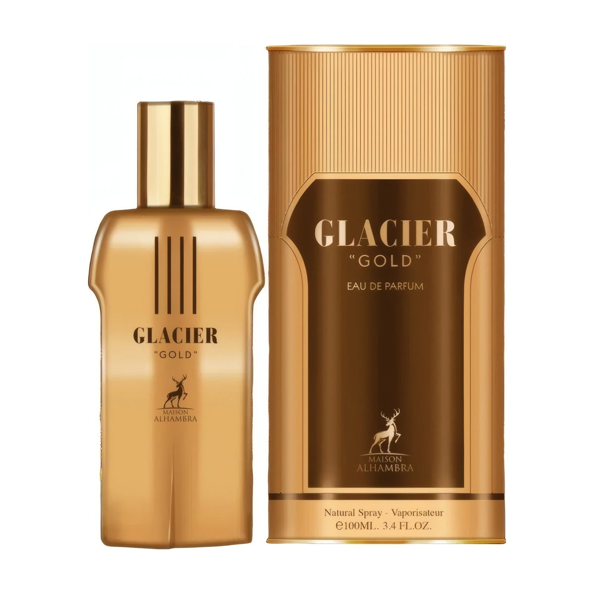 Maison Alhambra Glacier Gold flacon et boîte