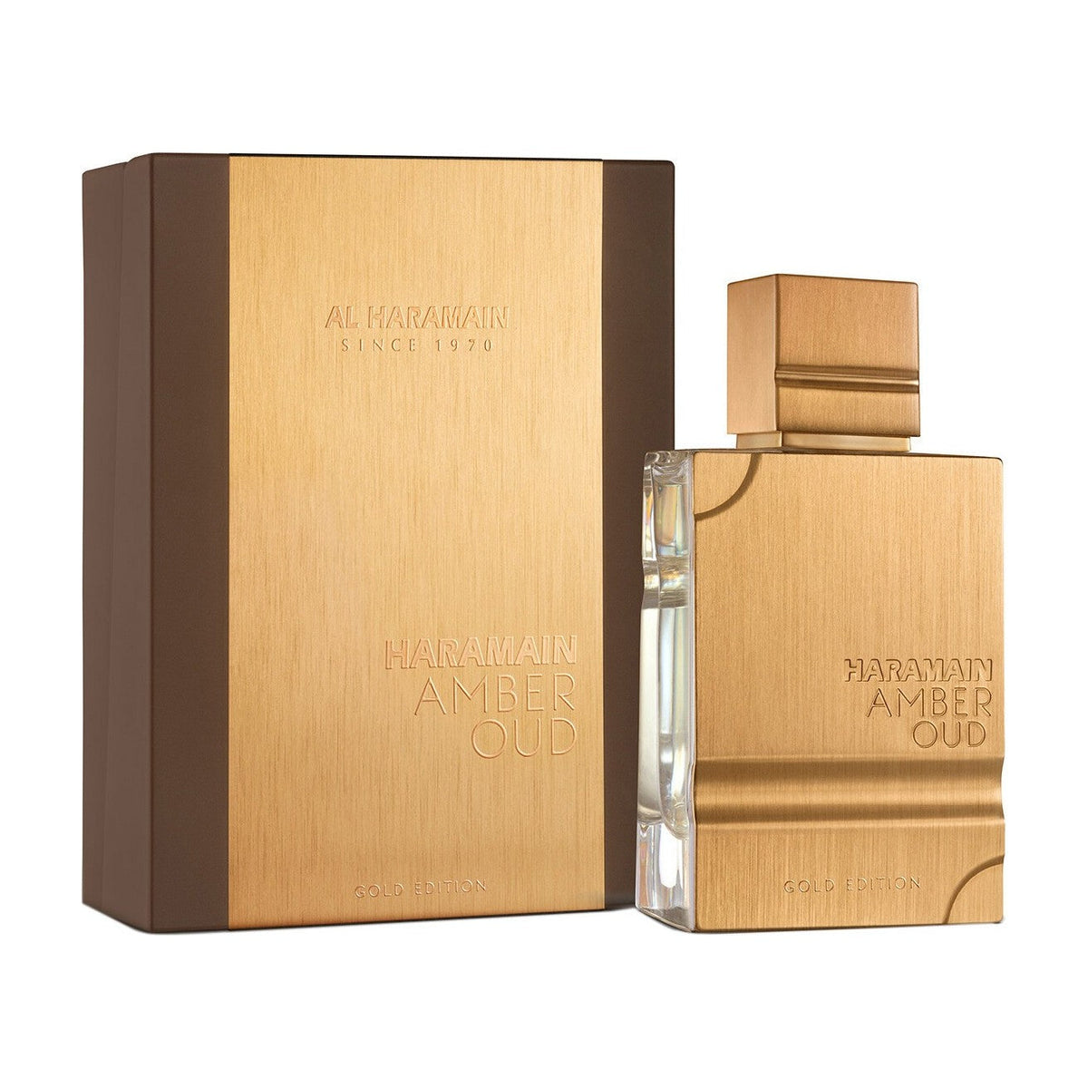 Al Haramain Amber Oud Gold Edition — flacon et boîte