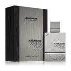 Al Haramain Amber Oud Carbon — flacon et boîte