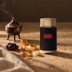 Khadlaj La Fede Code Rouge Amour, mise en scène encens et résines