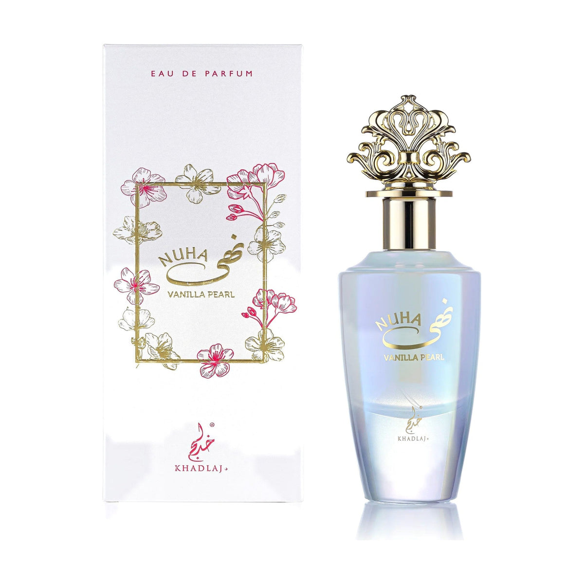 Khadlaj Nuha Vanilla Pearl flacon et boîte