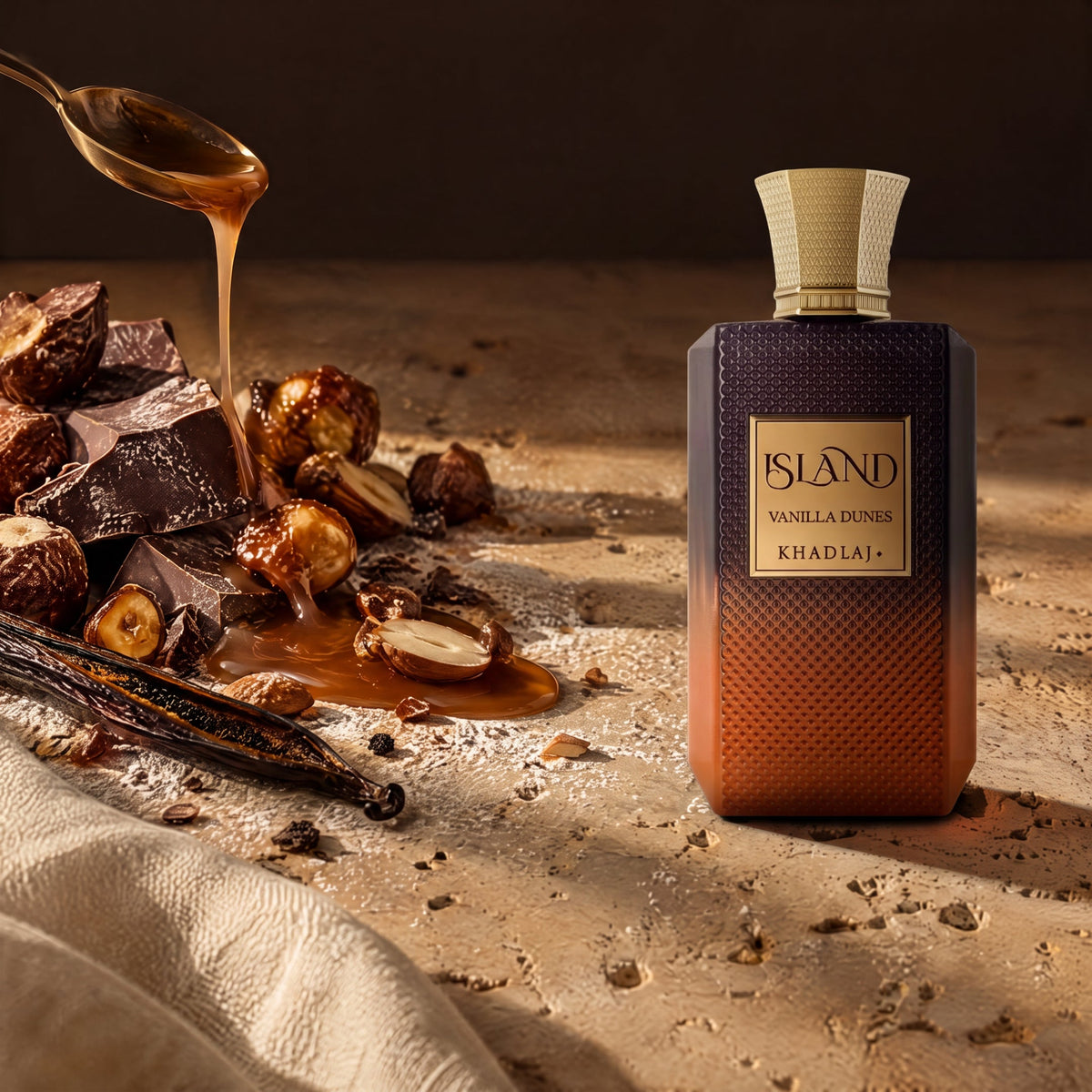 Khadlaj Island Vanilla Dunes, mise en scène gourmand praliné et sucré