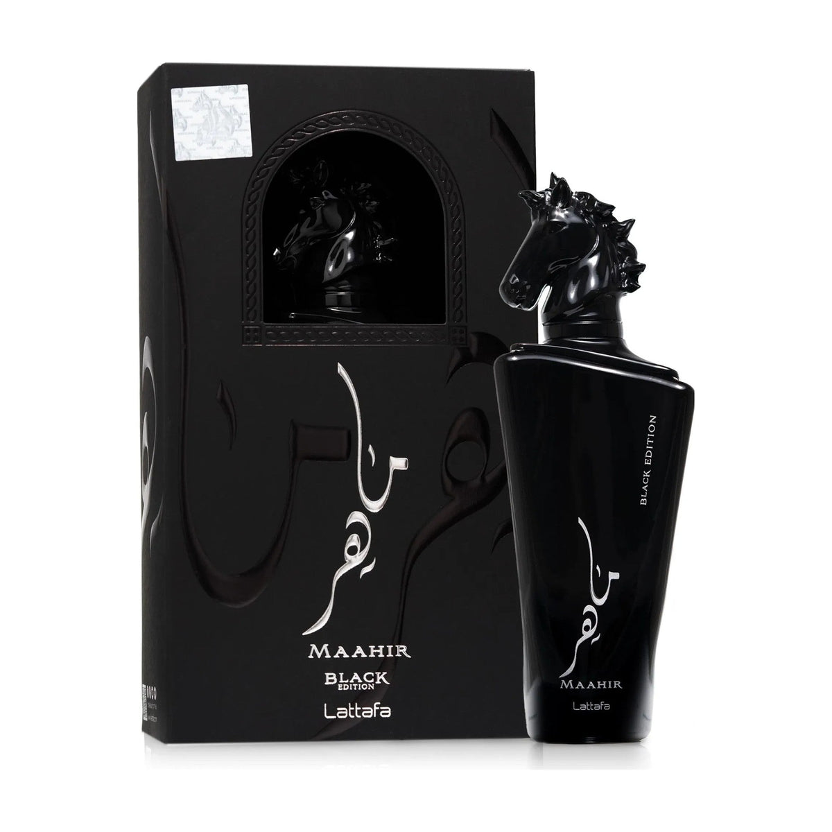 Lattafa Maahir Black flacon et boîte