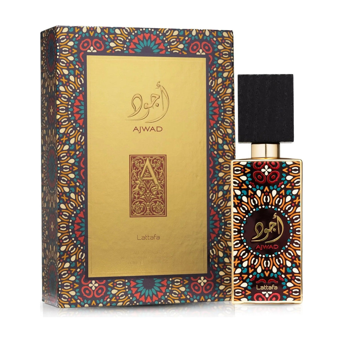 Lattafa Ajwad flacon et boîte
