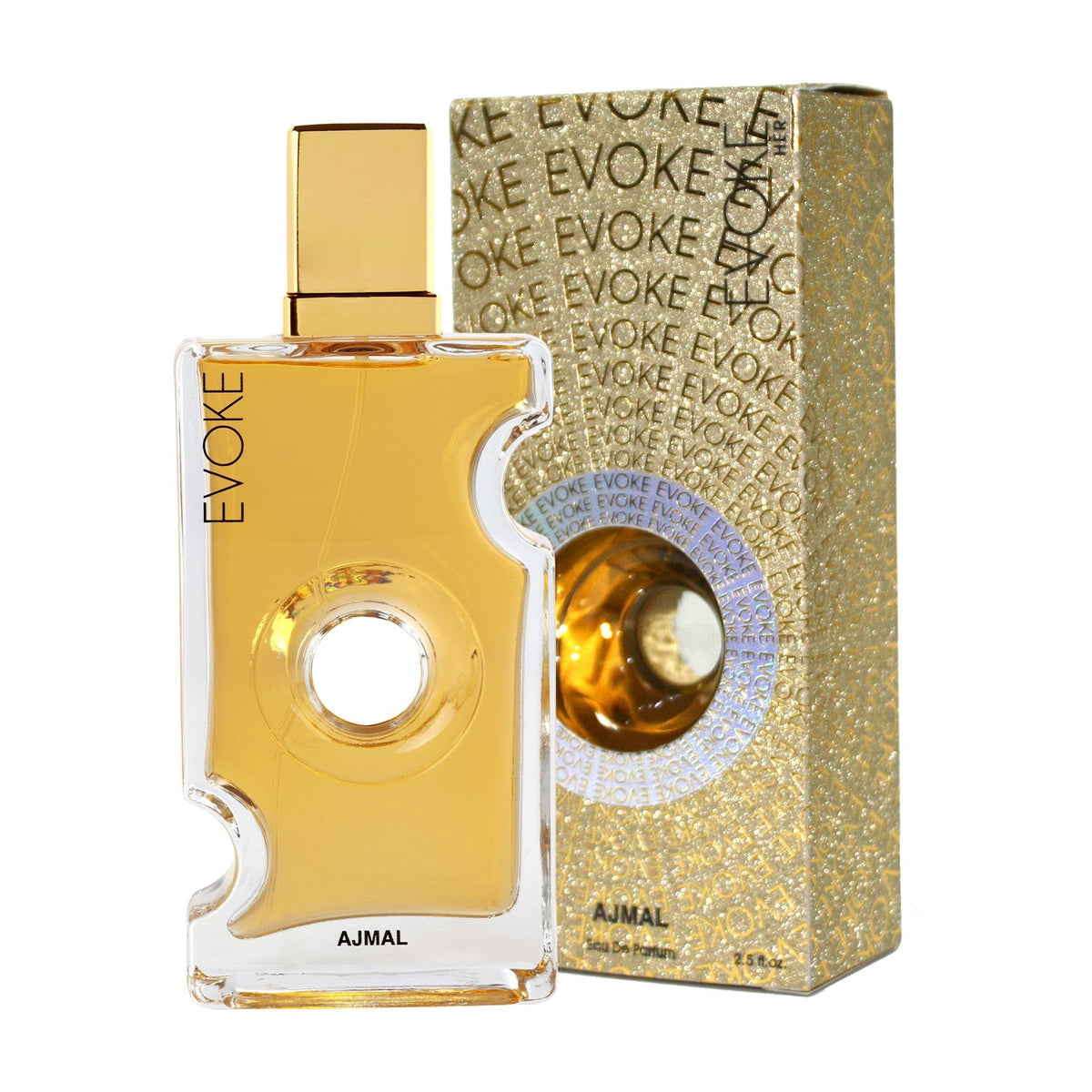 Ajmal Evoke — Eau de Parfum 75 ml — flacon et boîte