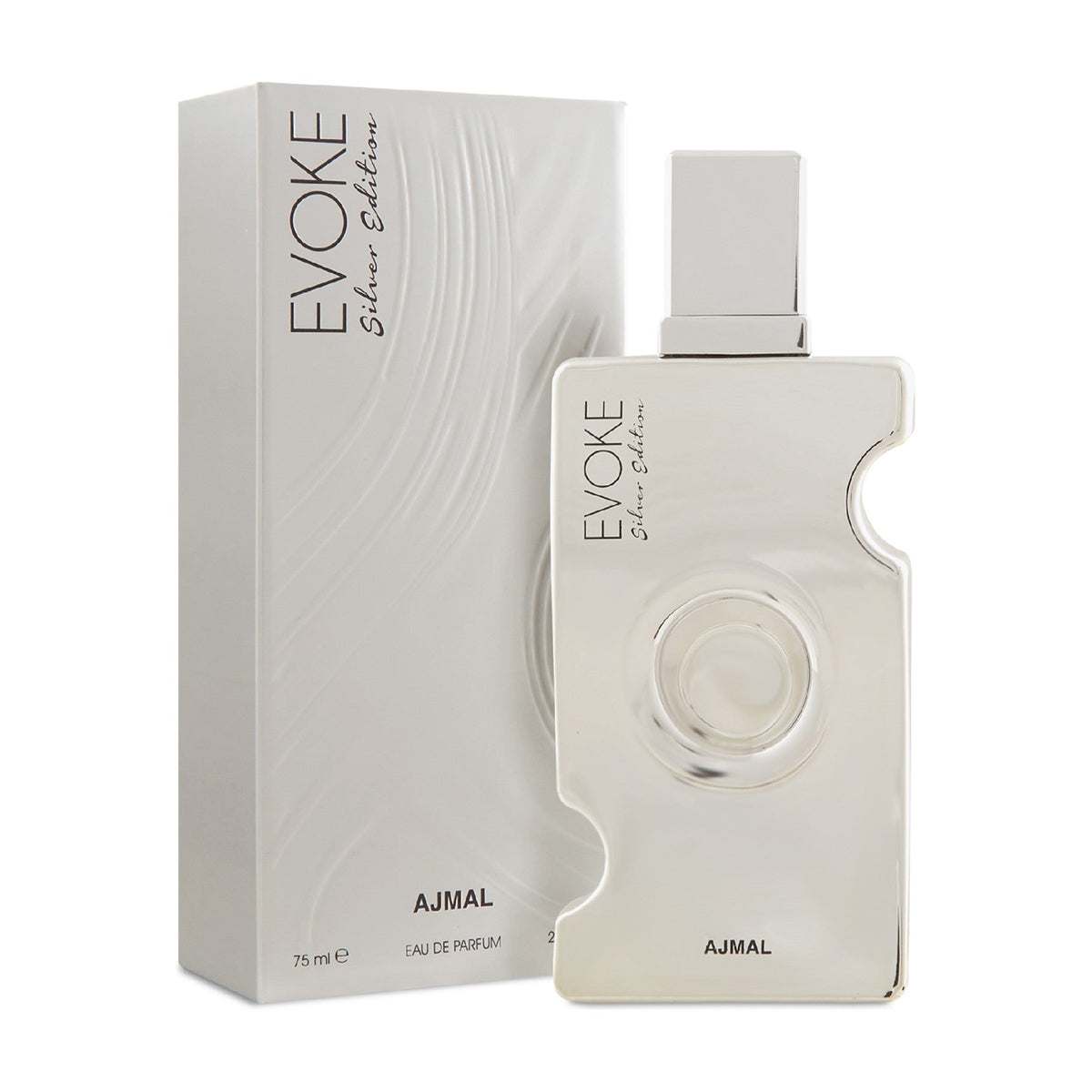 Ajmal Evoke Silver Edition Her — flacon et boîte