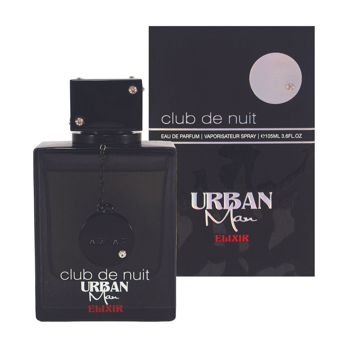 Armaf Club de Nuit Urban Man Elixir, flacon et boite