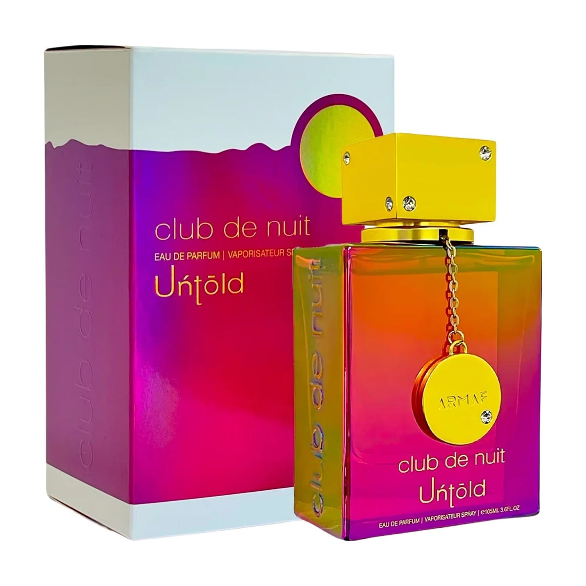 Armaf Club de Nuit Untold 105 ml, flacon et boite