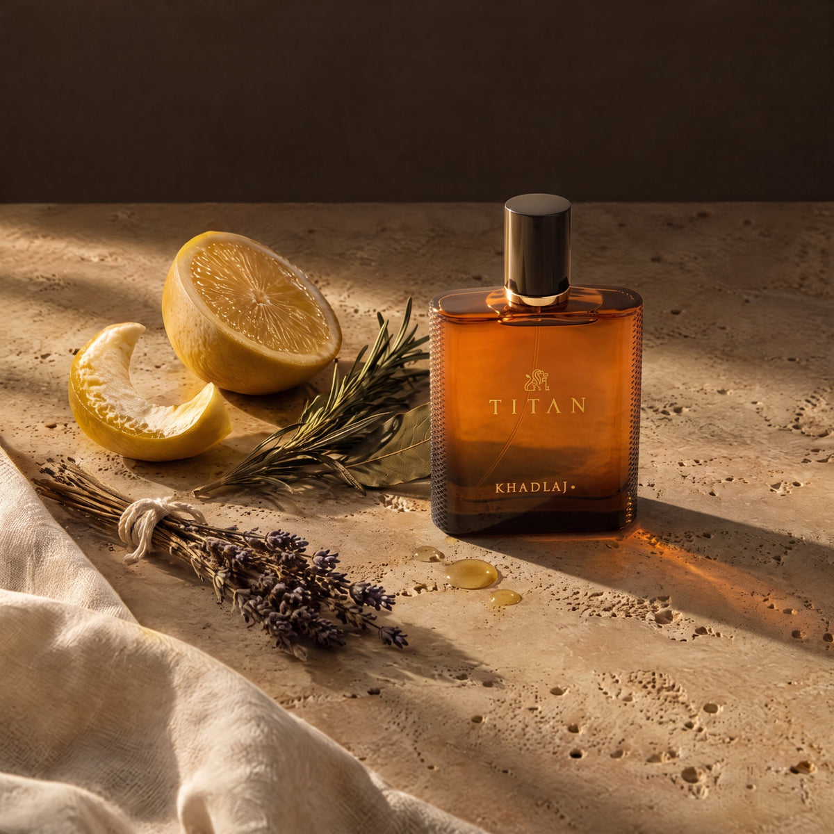 Khadlaj Titan, mise en scène agrumes et aromates