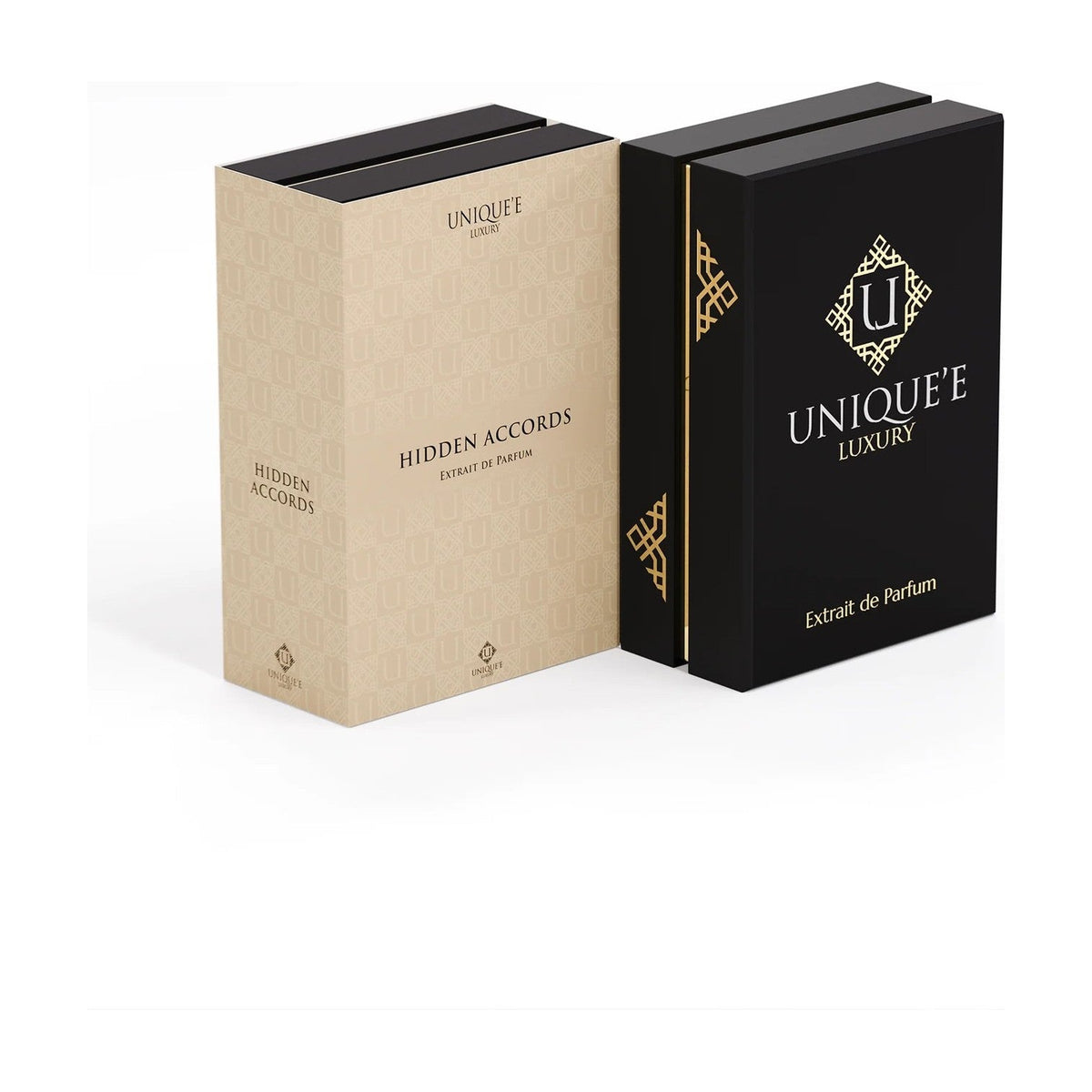 Unique'e Luxury Hidden Accords flacon et boîte