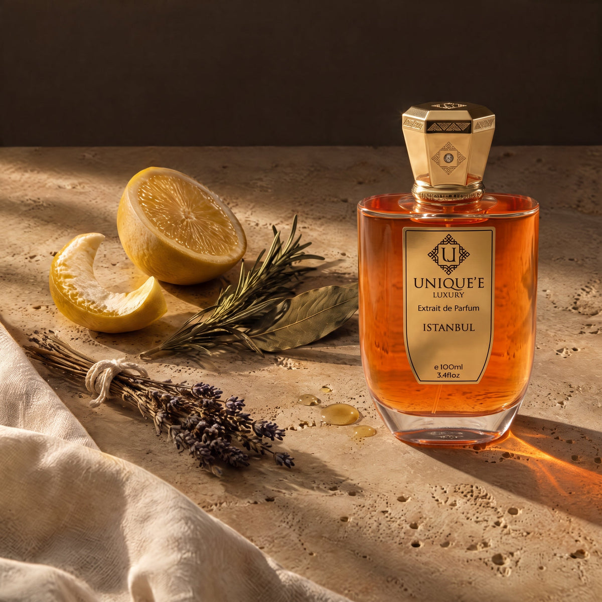 Unique'e Luxury Istanbul, mise en scène agrumes et aromates
