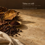 Tabac et café — feuille de tabac, café, fève tonka